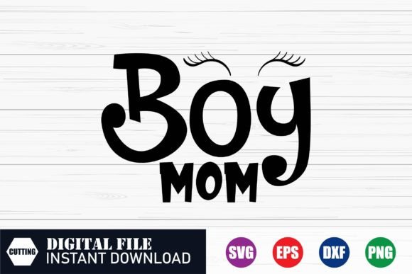 Boy Mom T-shirt Design: A Versatile Embroidery Choice