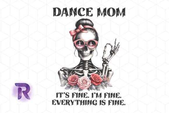 Funny Dance Mom: A Versatile Embroidery Design