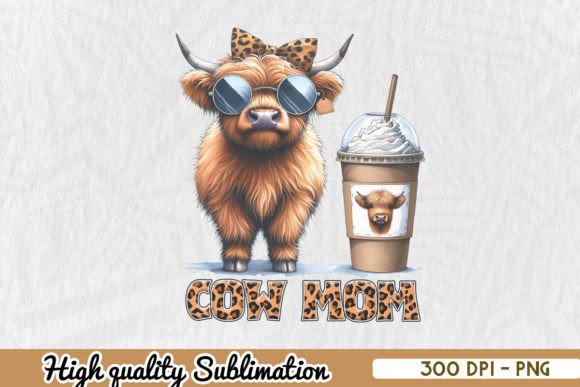Mom's Brew Crew Coffee Sublimation PNG