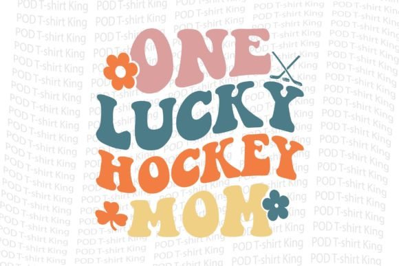 One Lucky Hockey Mom: A Versatile Embroidery Design