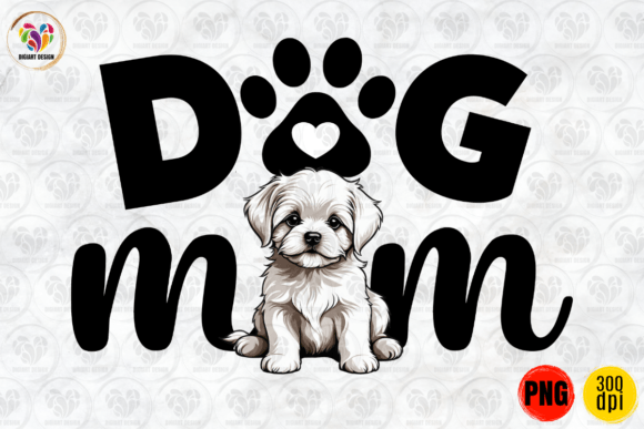 Review of Maltese Puppy Dog Mom, Dog Lover PNG