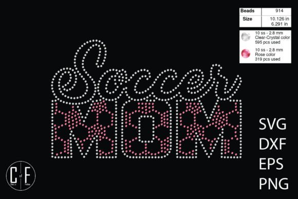 Soccer Mom Rhinestone Template: A Versatile Design