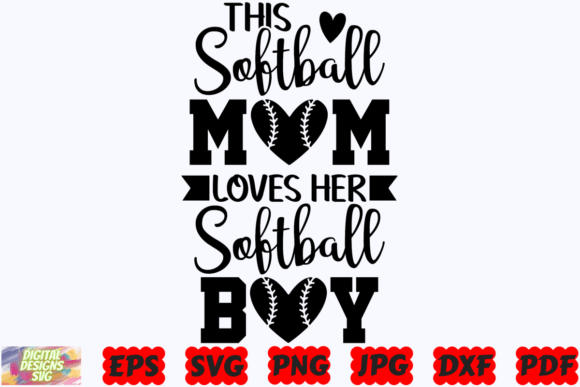Softball Mom Embroidery: A Heartfelt Design