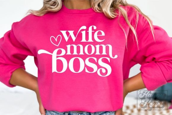 Wife Mom Boss - A Versatile Embroidery Design