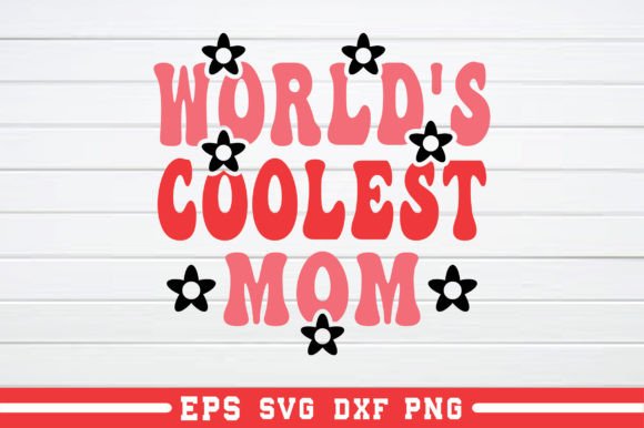 World's Coolest Mom Retro: A Versatile Embroidery Design